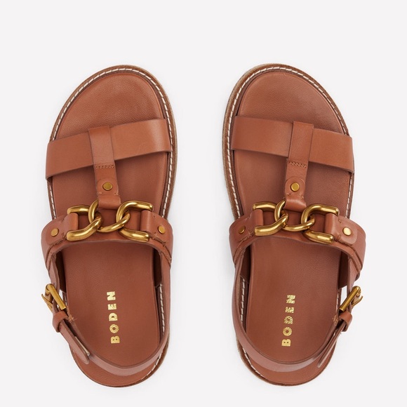 Boden Shoes - Boden Hardware Detail Footbed Sandal- NWOT